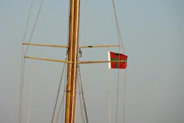 Z banderą Bornholmu